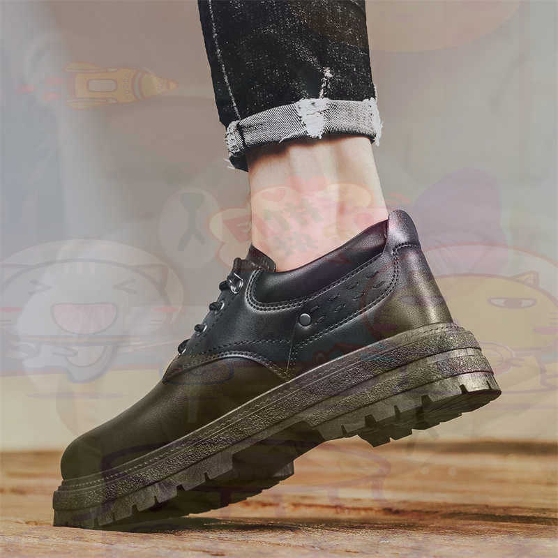 Tech Lighting Accessories - Sepatu Pria Tenis Pelatih Fashion Kulit