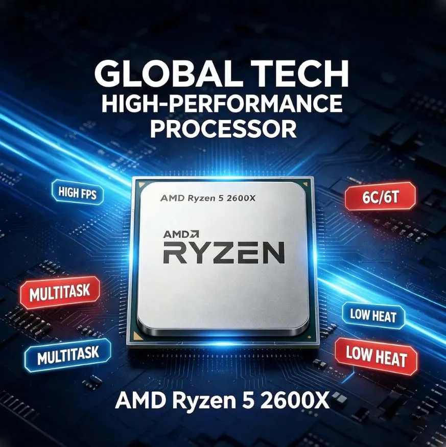 Amd Cpu Ryzen 5 - AMD Ryzen 5 2600X Prosesor CPU