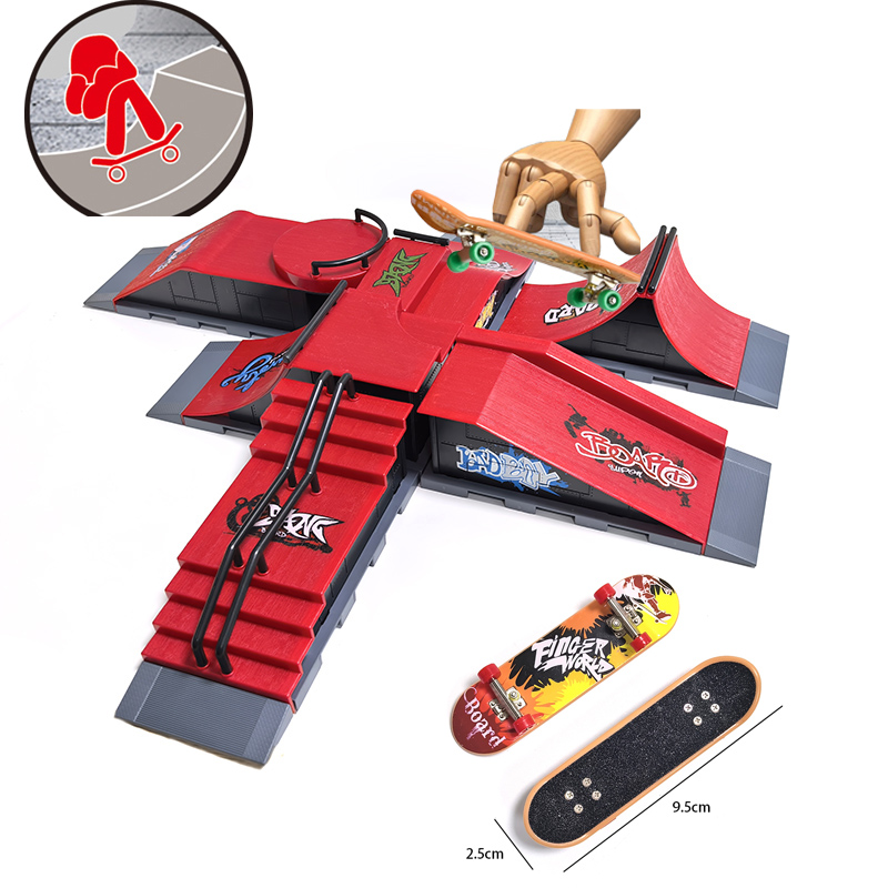 Tech Deck Accessories - Set Taman Seluncur Jari Platform Dek