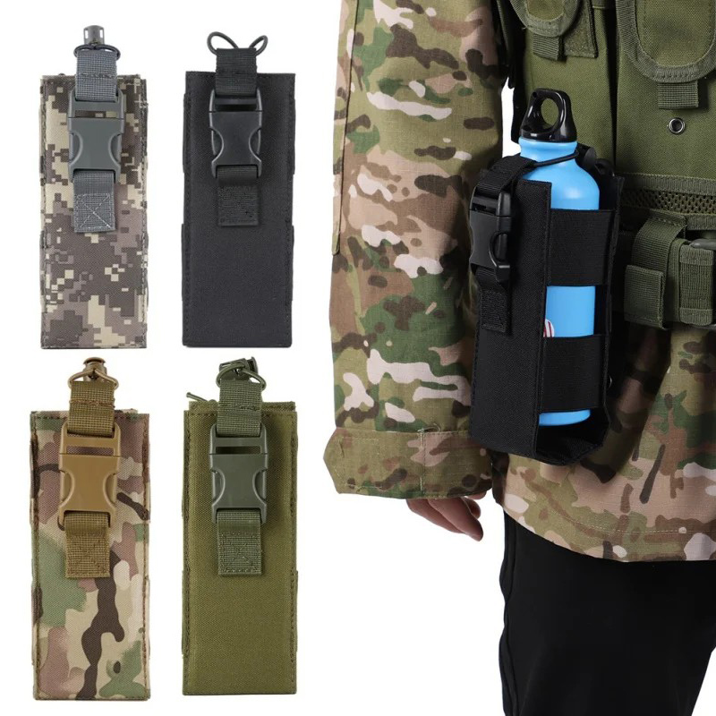 Tech Accessories Pouch - Tas Botol Air Taktis Baru Molle
