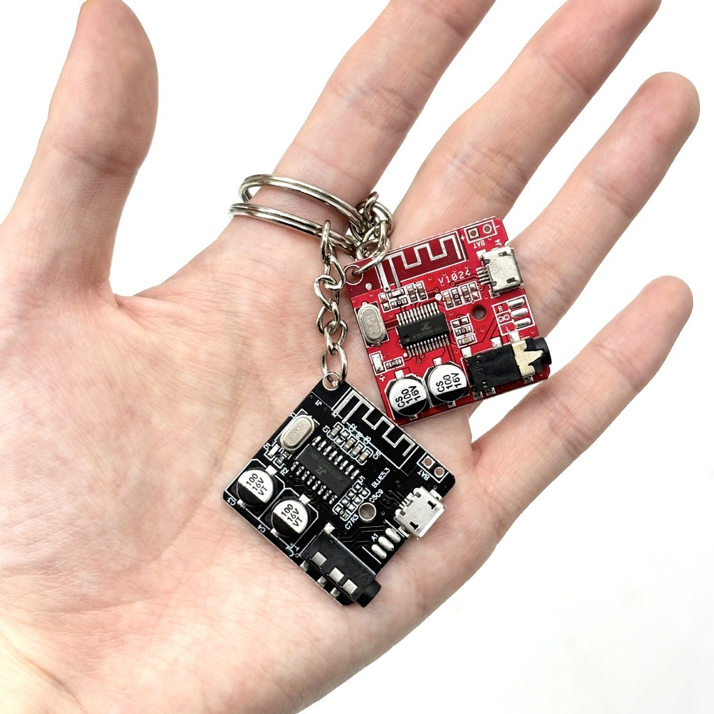 Tech Accessories Board - Gantungan Kunci Papan Sirkuit Gaya Cyberpunk