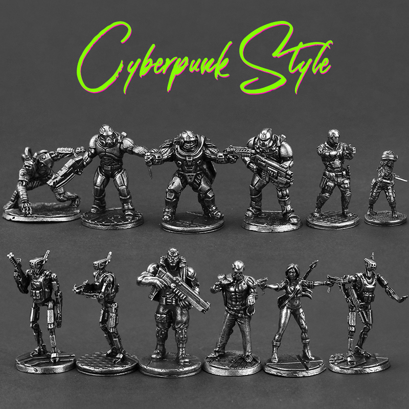 Tech Accessories Board - Teknologi Futuristik Gaya Cyberpunk Model Tentara