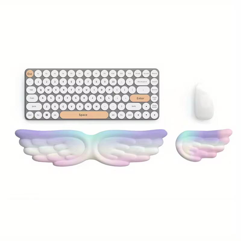 Keyboard Wrist Pad Leather - Mouse Pad dengan sandaran pergelangan tangan,