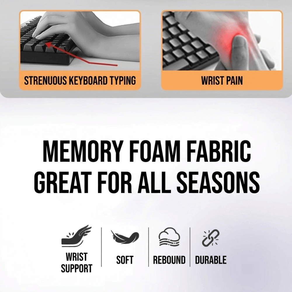 Penyangga Keyboard Komputer Er - Keyboard Wrist Pad Leather ulasan dan harga