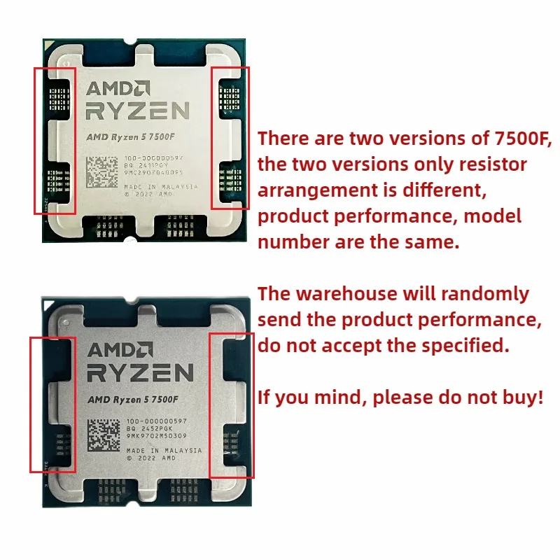 AMD Ryzen 5 7500F 3.7GHz 6 Cor - Amd Cpu Ryzen 5 ulasan dan harga