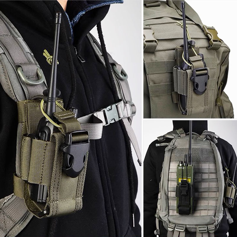 Tas Walkie Talkie Nylon, Tas W - Tech Accessories Pouch ulasan dan harga