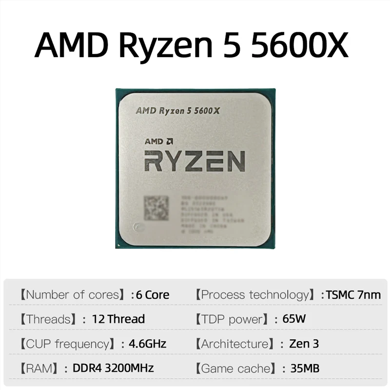 AMD Ryzen 5 5600X AMD R5 5600X - Amd Cpu Ryzen 5 ulasan dan harga