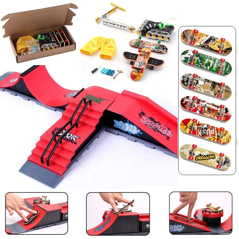 6-In-1 jari skateboard DIY Ska - Tech Deck Accessories ulasan dan harga