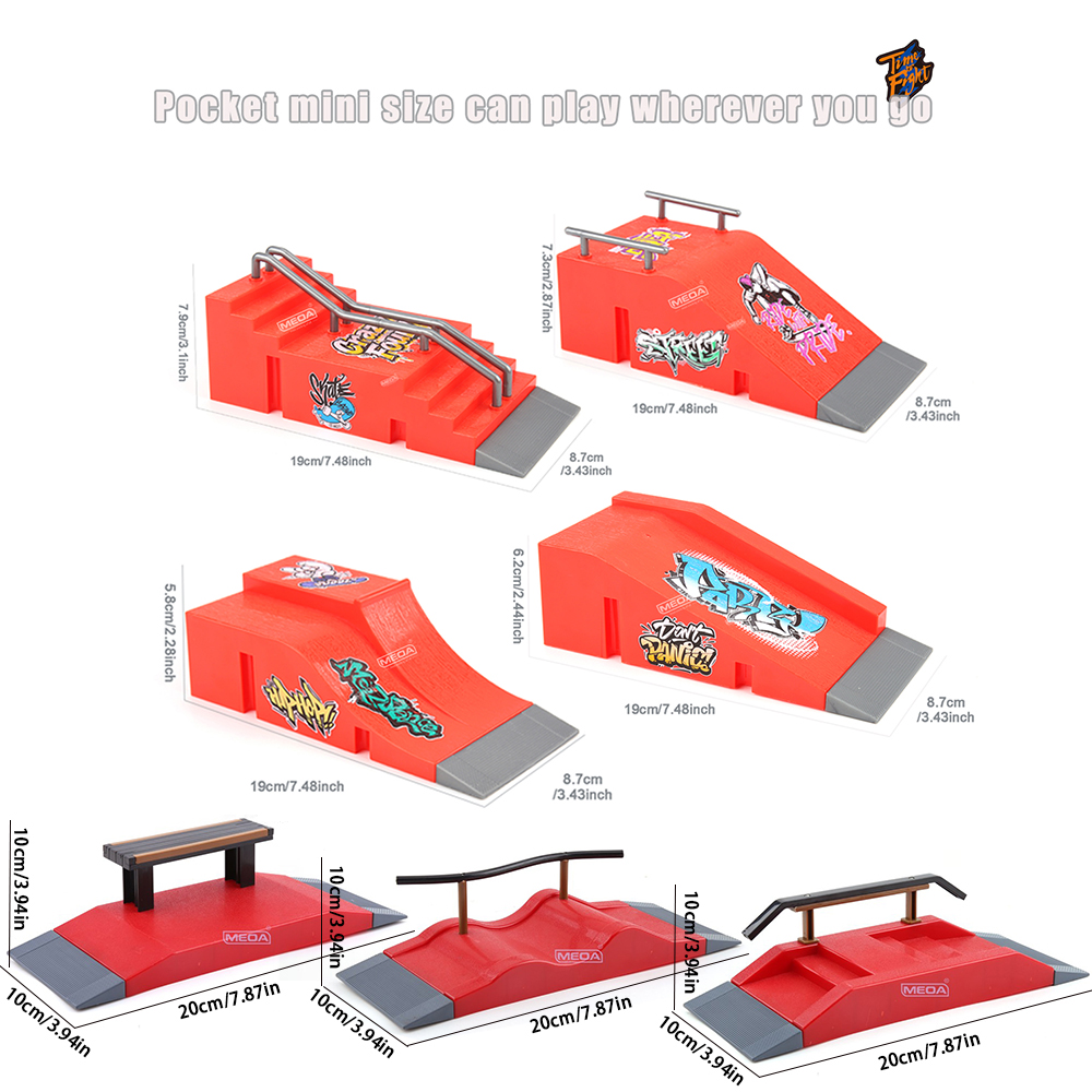 6-In-1 Skateboard Jari DIY Bag - Tech Deck Accessories ulasan dan harga