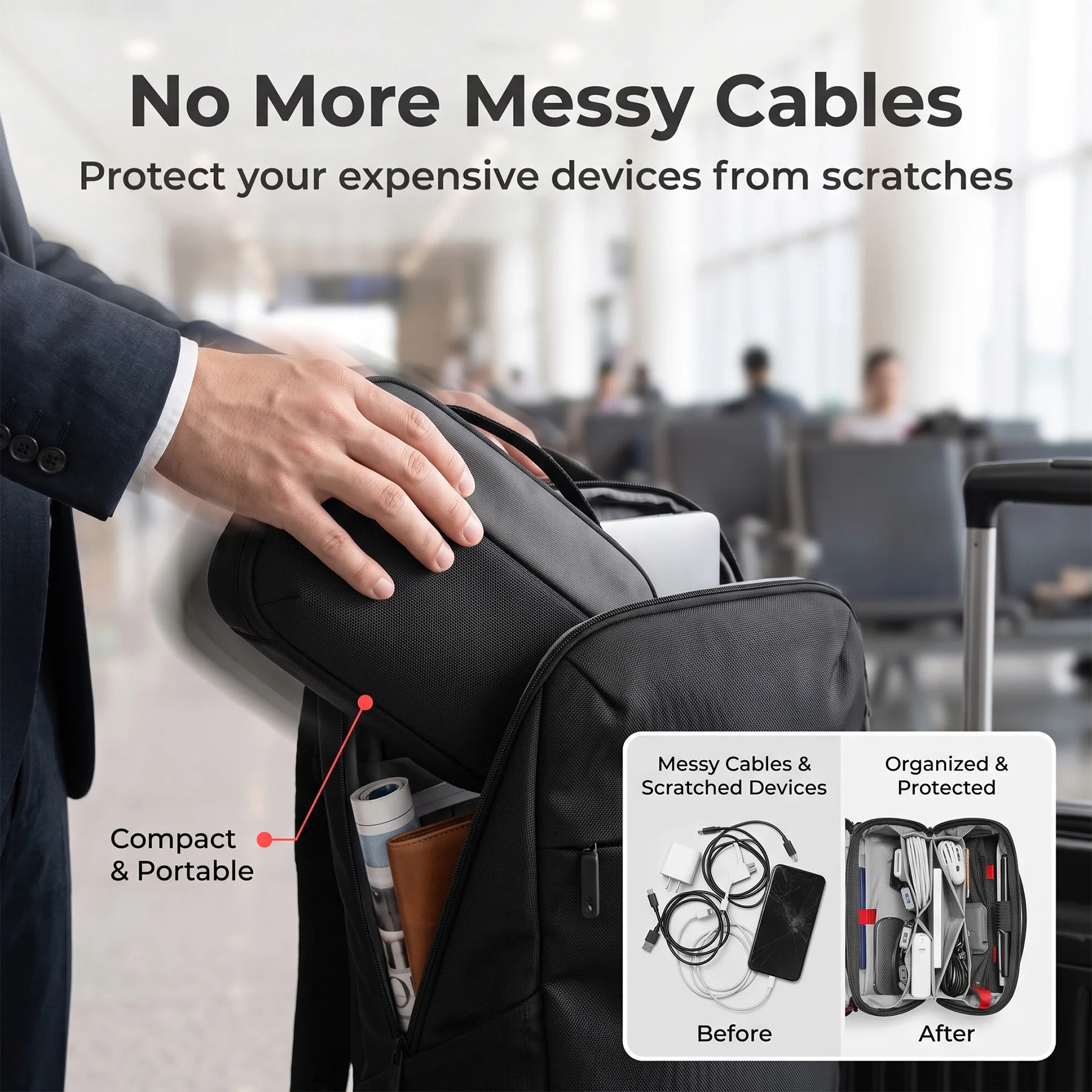 Kantong Organizer Perlengkapan - Tech Accessories For Travel ulasan dan harga