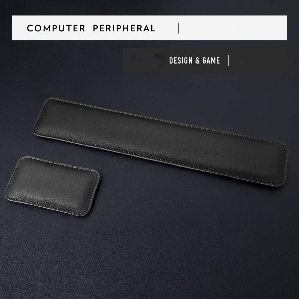Alas Mouse Kulit Portabel Taha - Keyboard Wrist Pad Leather ulasan dan harga
