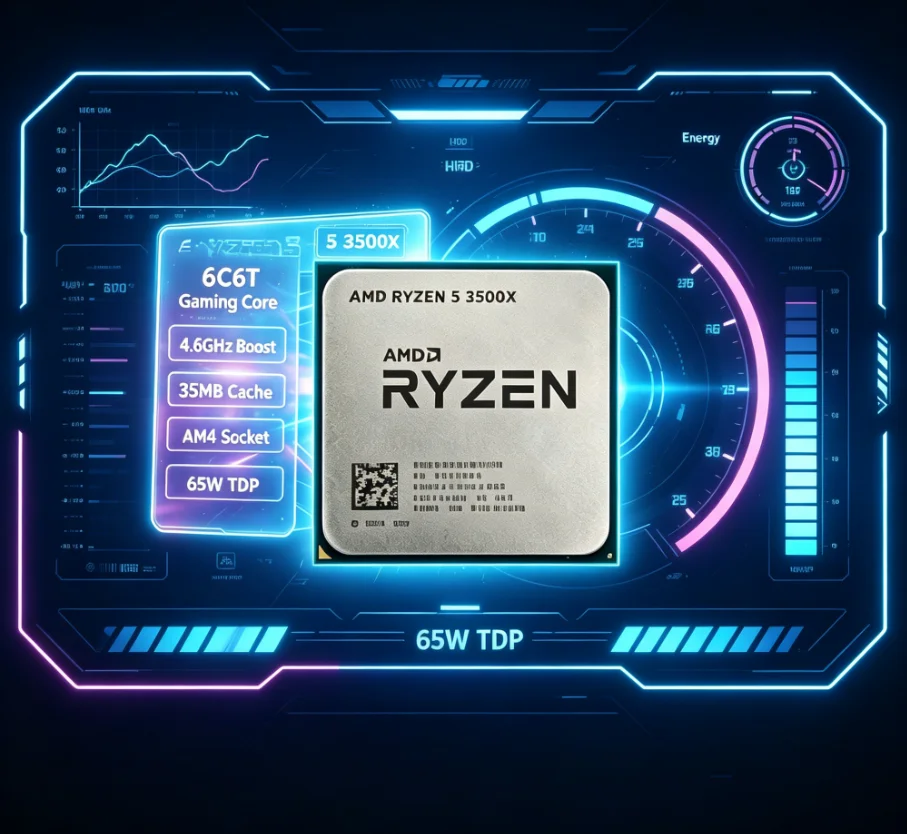AMD Ryzen 5 3500X AM4 CPU Desk - Amd Cpu Ryzen 5 ulasan dan harga