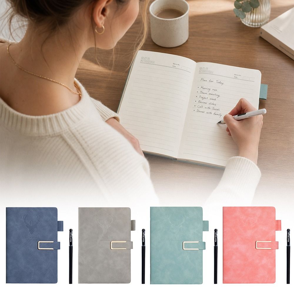 Penyangga Pena Notebook Kulit  - Pen Holder Magnetic ulasan dan harga