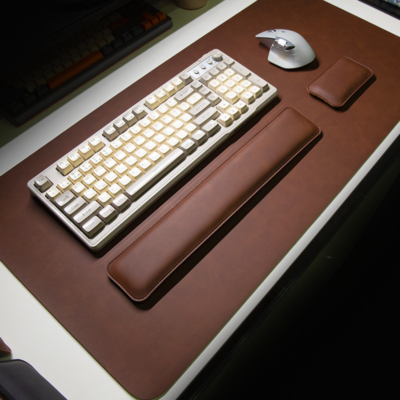 Alas Meja Anti Air PU Mouse Pa - Keyboard Wrist Pad Leather ulasan dan harga
