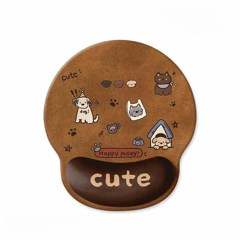 Alas Mouse Lucu Motif Anak Anj - Keyboard Wrist Pad Leather ulasan dan harga