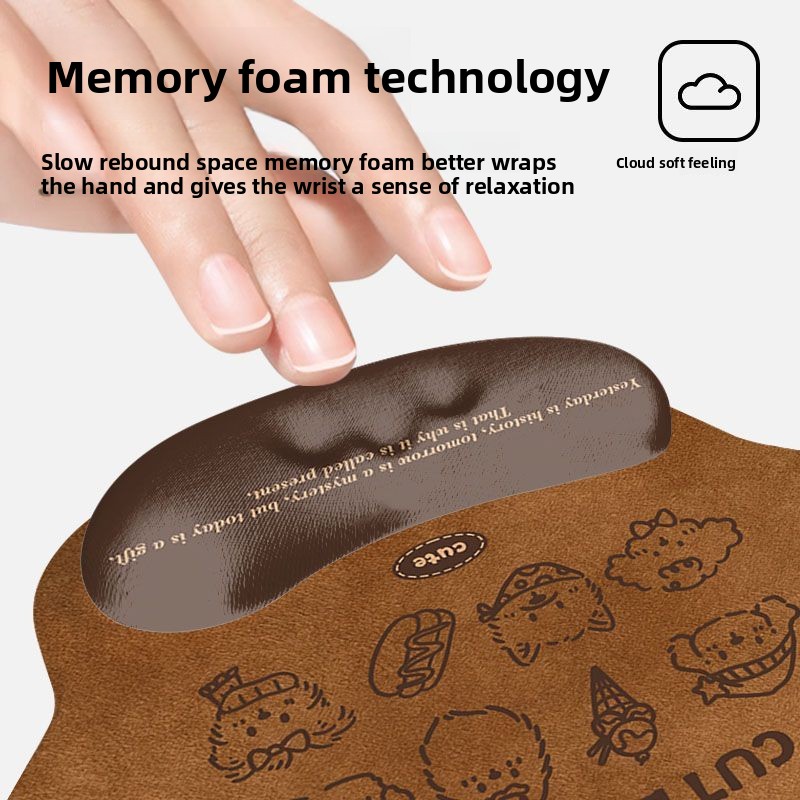 Alas Mouse Lucu Motif Anak Anj - Keyboard Wrist Pad Leather ulasan dan harga