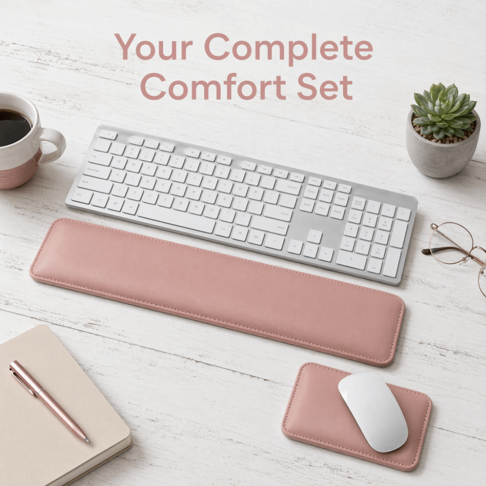 Alas Mouse Kulit Portabel Besa - Keyboard Wrist Pad Leather ulasan dan harga