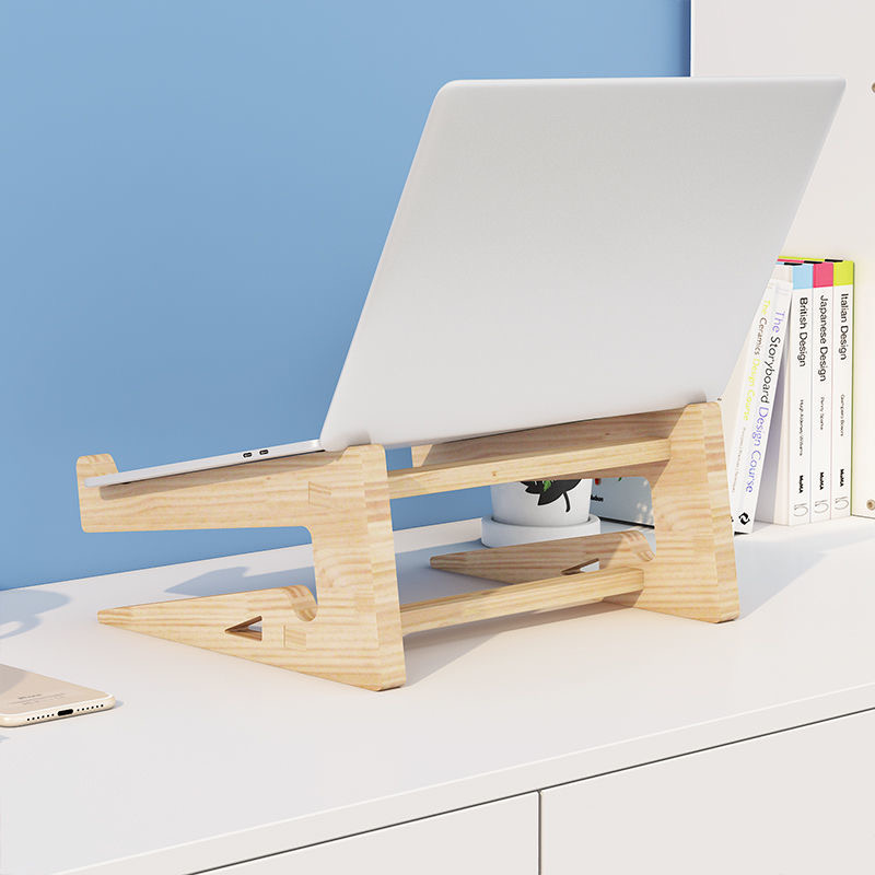 Laptop Berdiri untuk MacBook P - Laptop Stand Bamboo ulasan dan harga