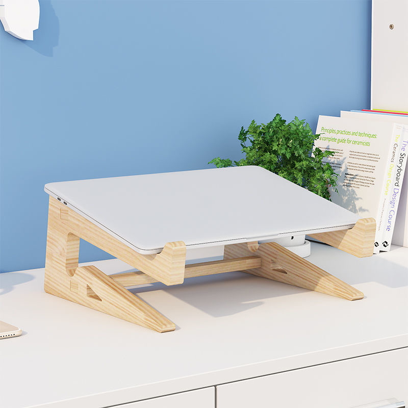 Laptop Berdiri untuk MacBook P - Laptop Stand Bamboo ulasan dan harga