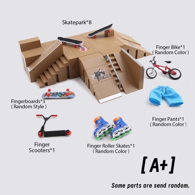 Kit taman Skateboard jari dek  - Tech Deck Accessories ulasan dan harga