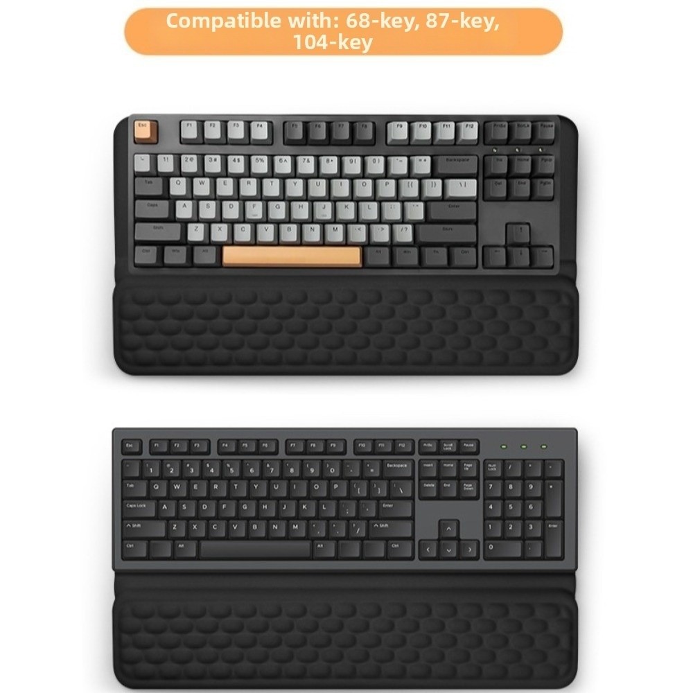 Penyangga Keyboard Komputer Er - Keyboard Wrist Pad Leather ulasan dan harga