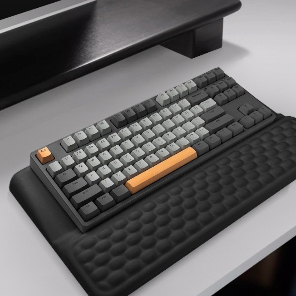 Penyangga Keyboard Komputer Er - Keyboard Wrist Pad Leather ulasan dan harga
