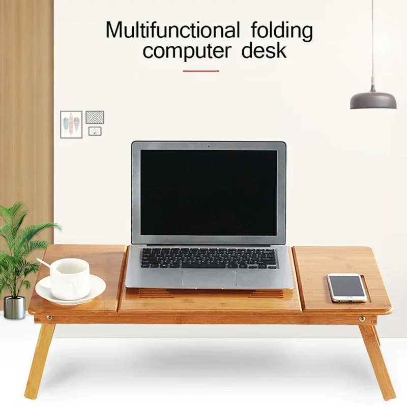 Meja/Dudukan Laptop Bambu yang - Laptop Stand Bamboo ulasan dan harga